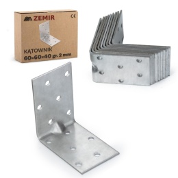 KM1 Kątownik ciesielski montażowy 60x60x40 2mm